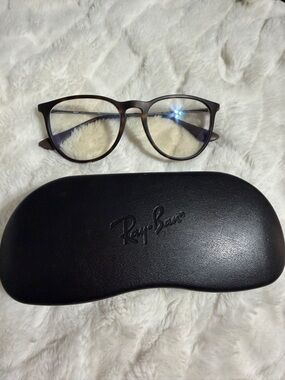 Ray-Ban Brown Tortoiseshell Optical Glasses